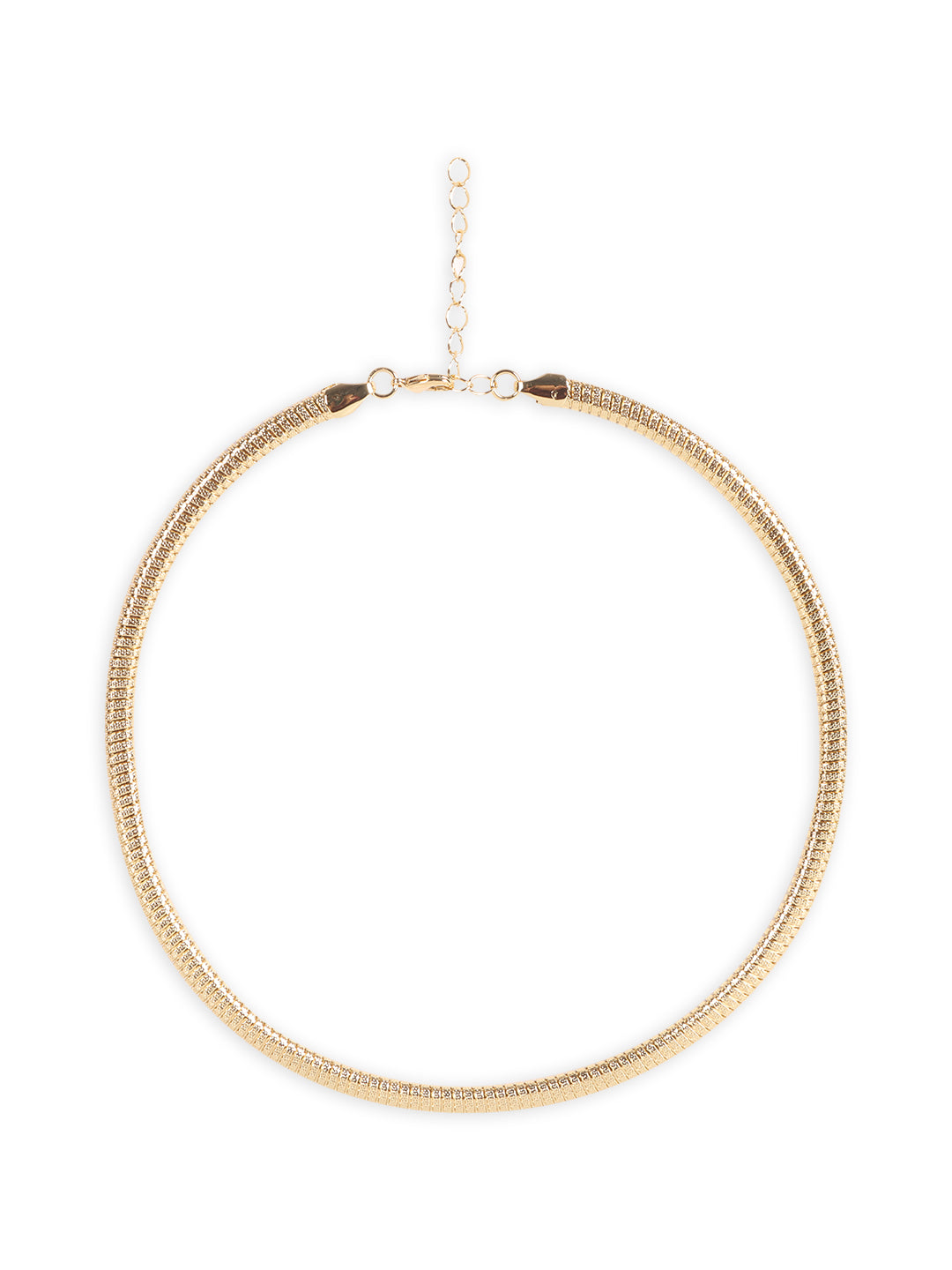 Glossy Golden Chain Necklace