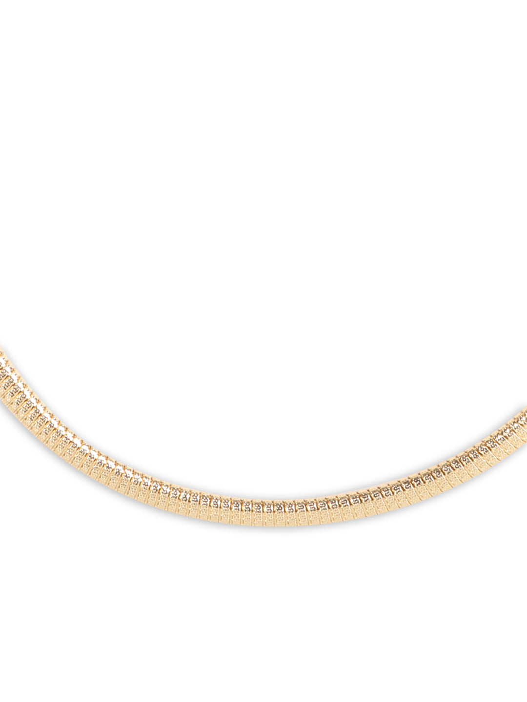 Glossy Golden Chain Necklace