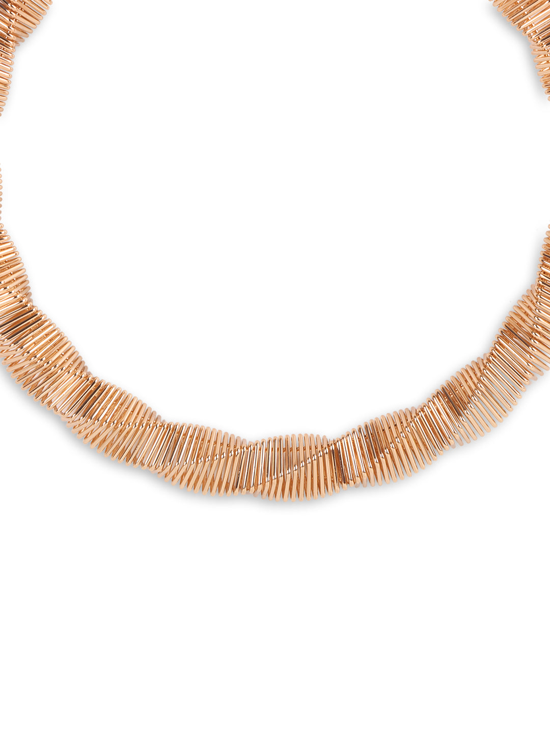 Wonderful Golden Woven Chain Necklace