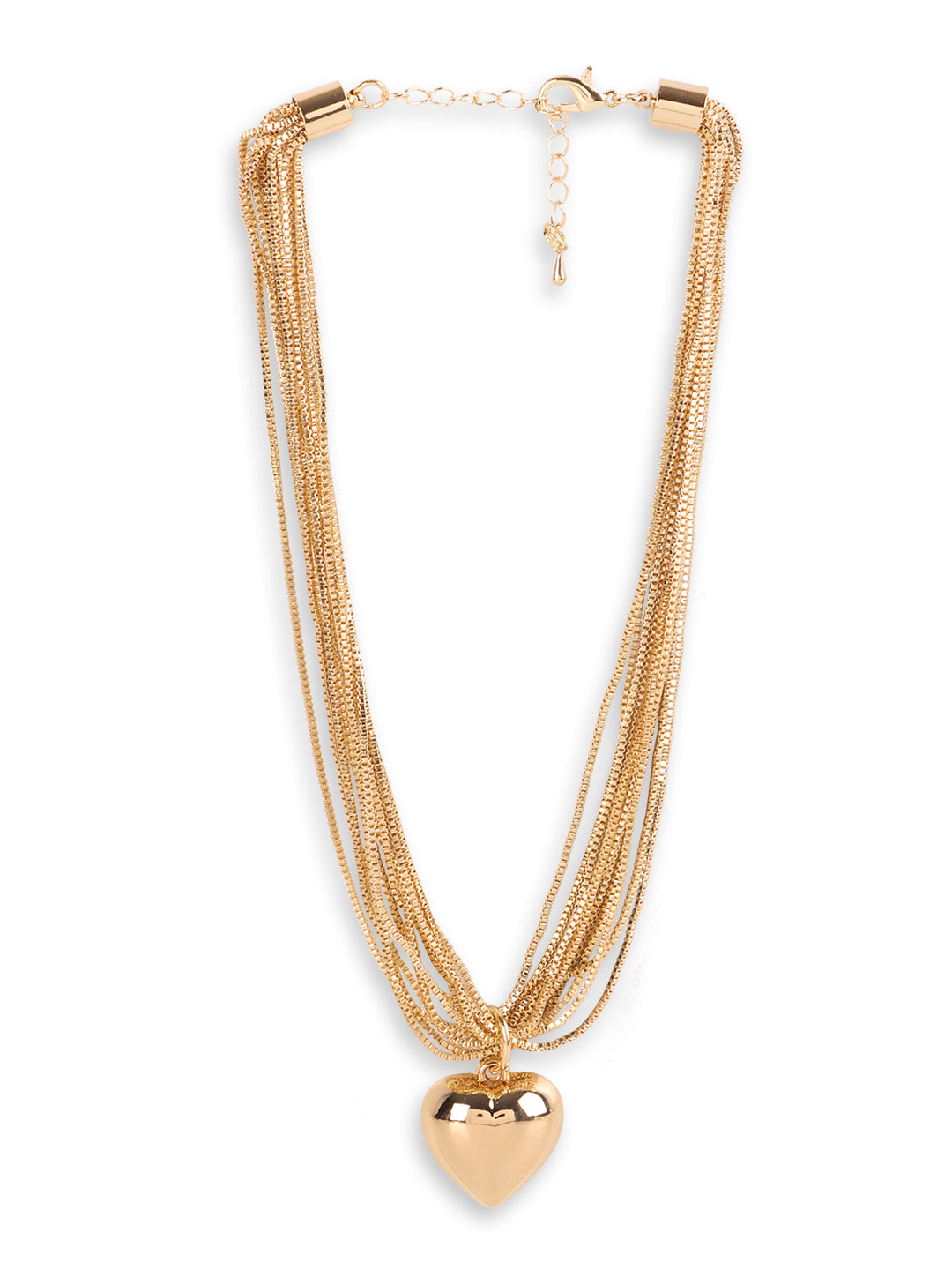 Delicate Gold-Plated Heart Necklace