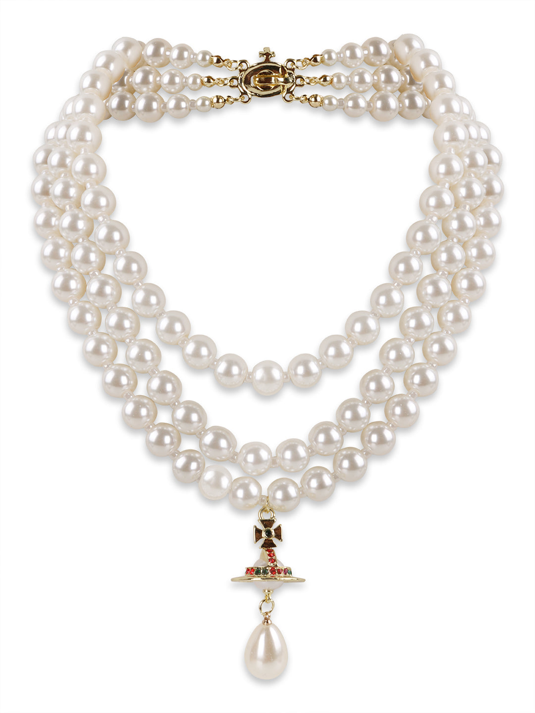 Royal Layered Pearl Necklace