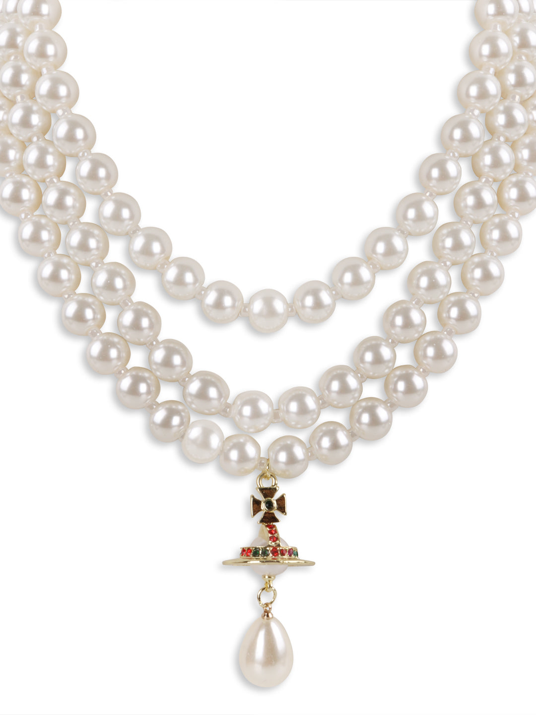 Royal Layered Pearl Necklace