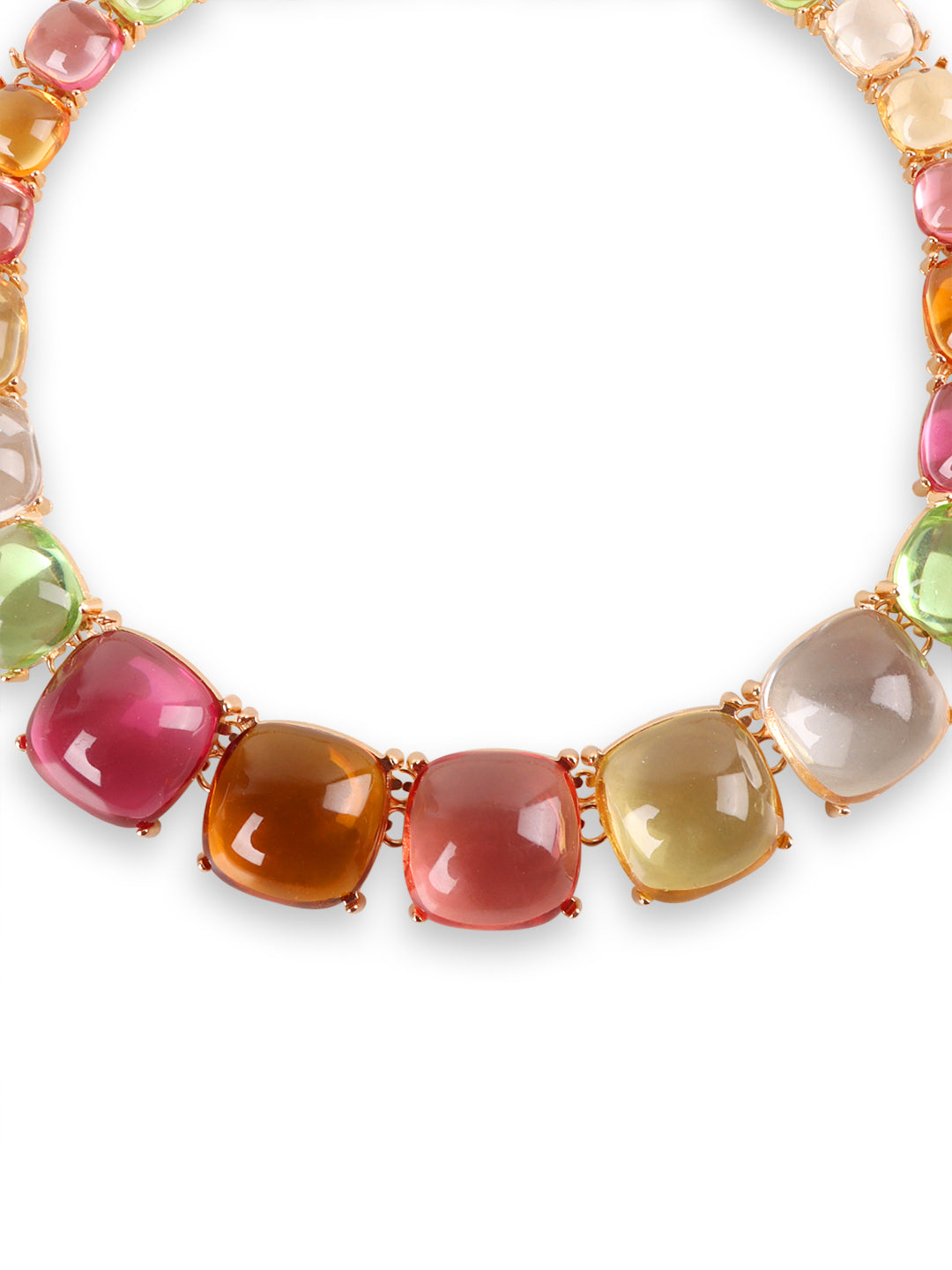 Kraze Colorful Multistone Necklace