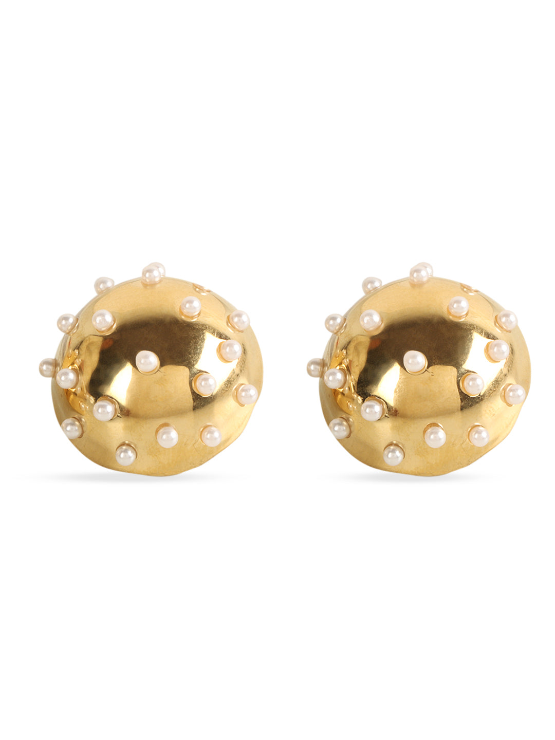 Kraze Gold Drop Stud Earrings
