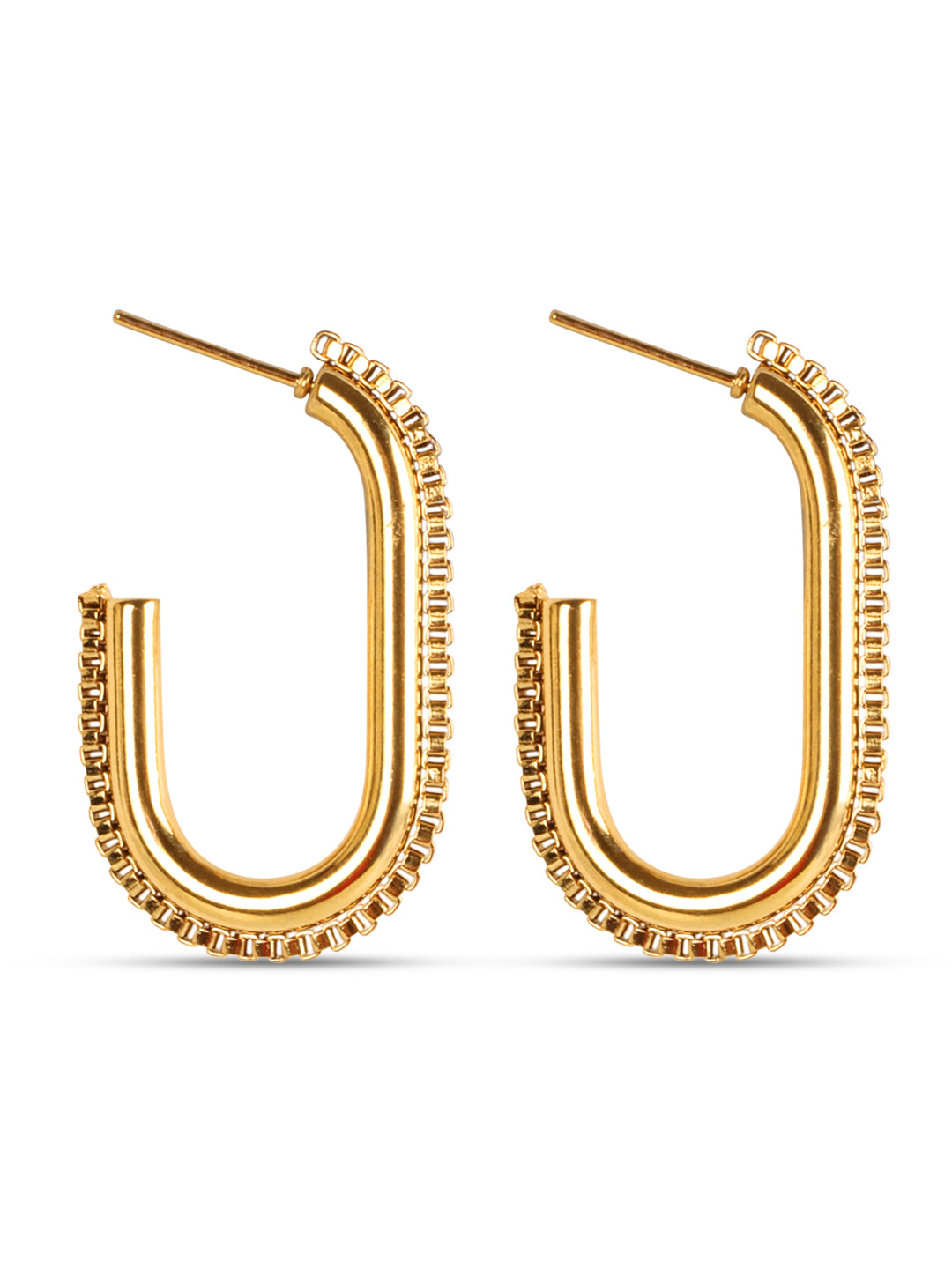 Kraze Gold Hoop Earrings