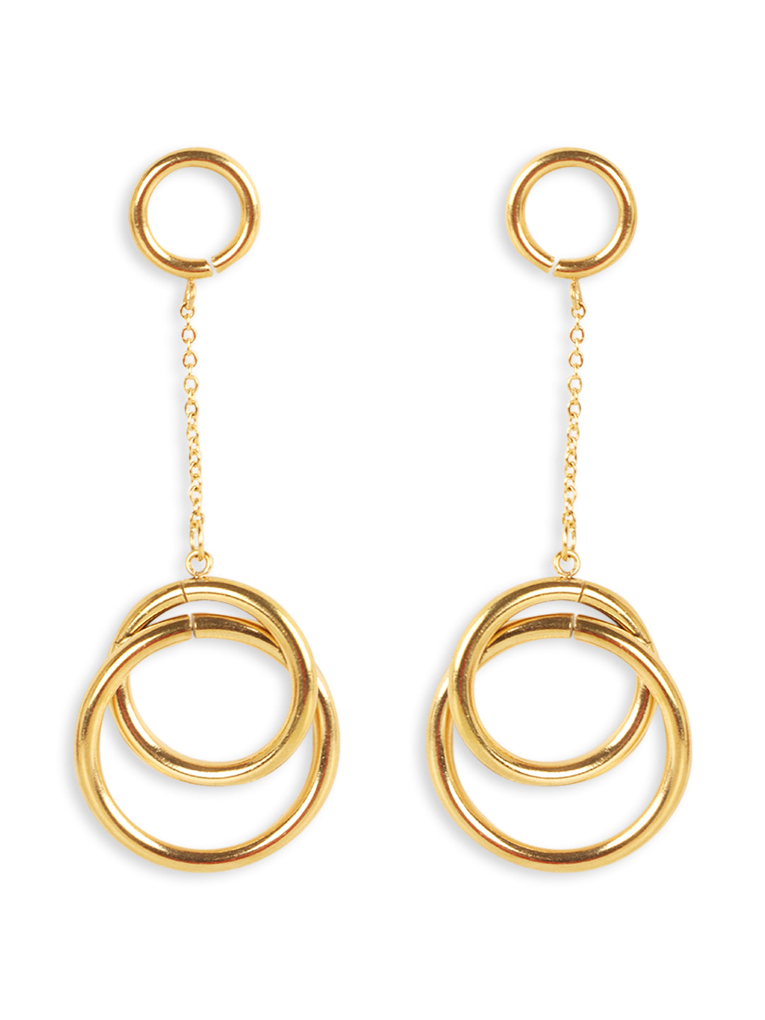 Kraze circular Long Hoops Earring