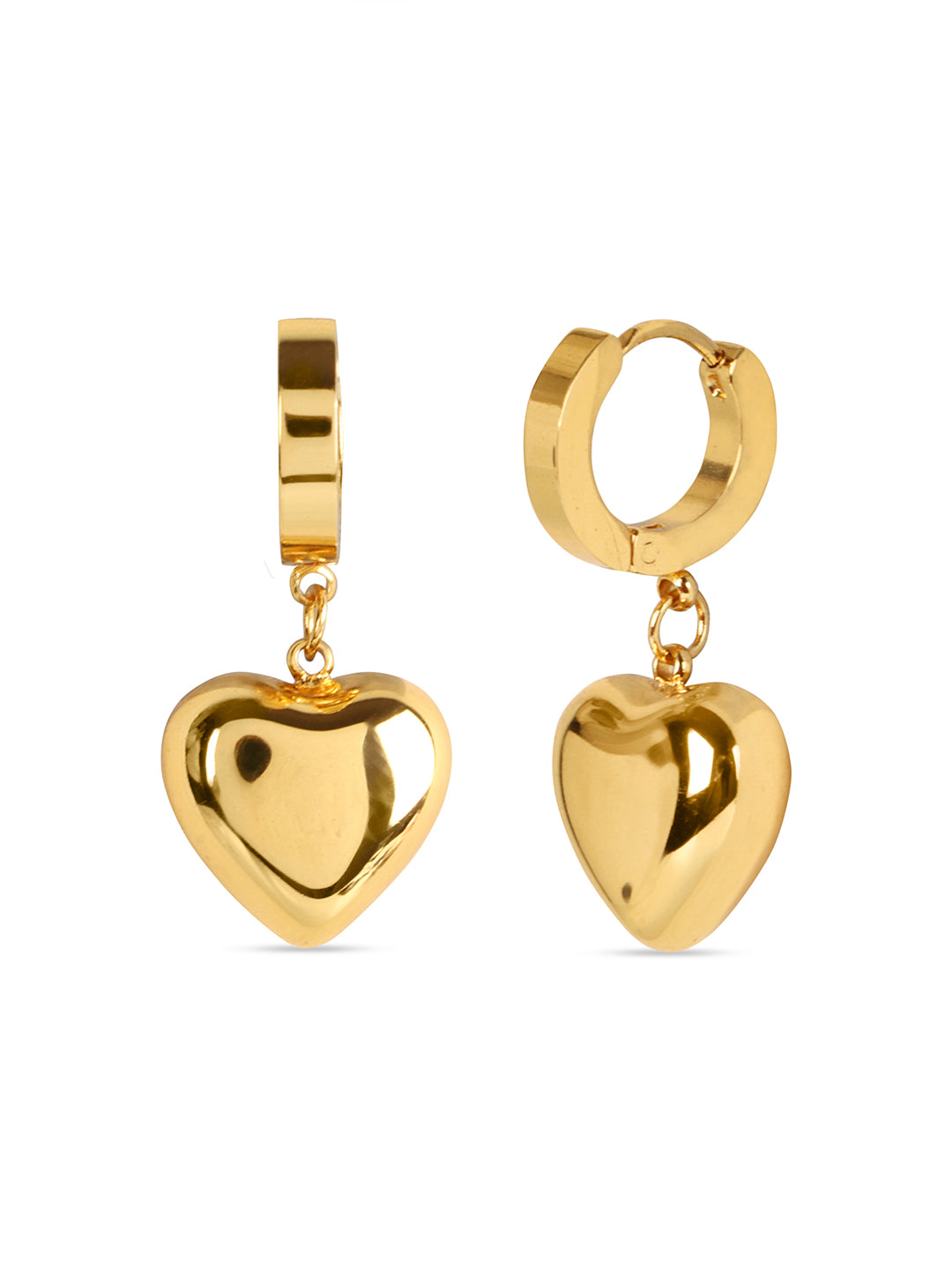 Amour Heart Hinged Earring