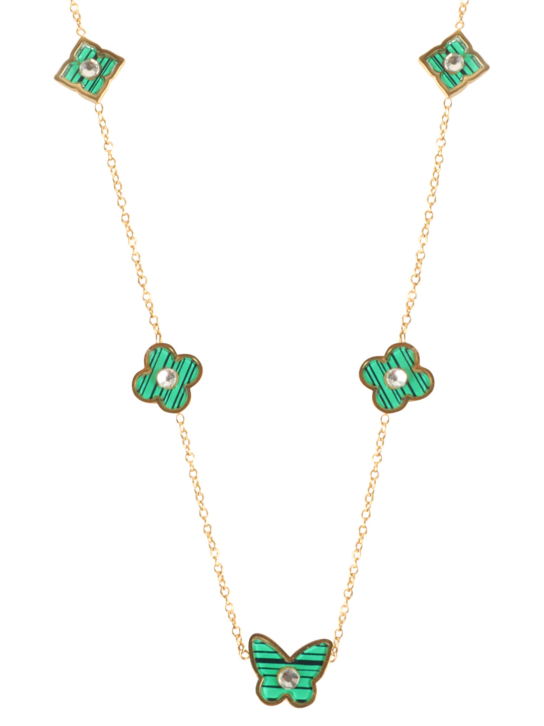 Floral Charm Sleek Pendant