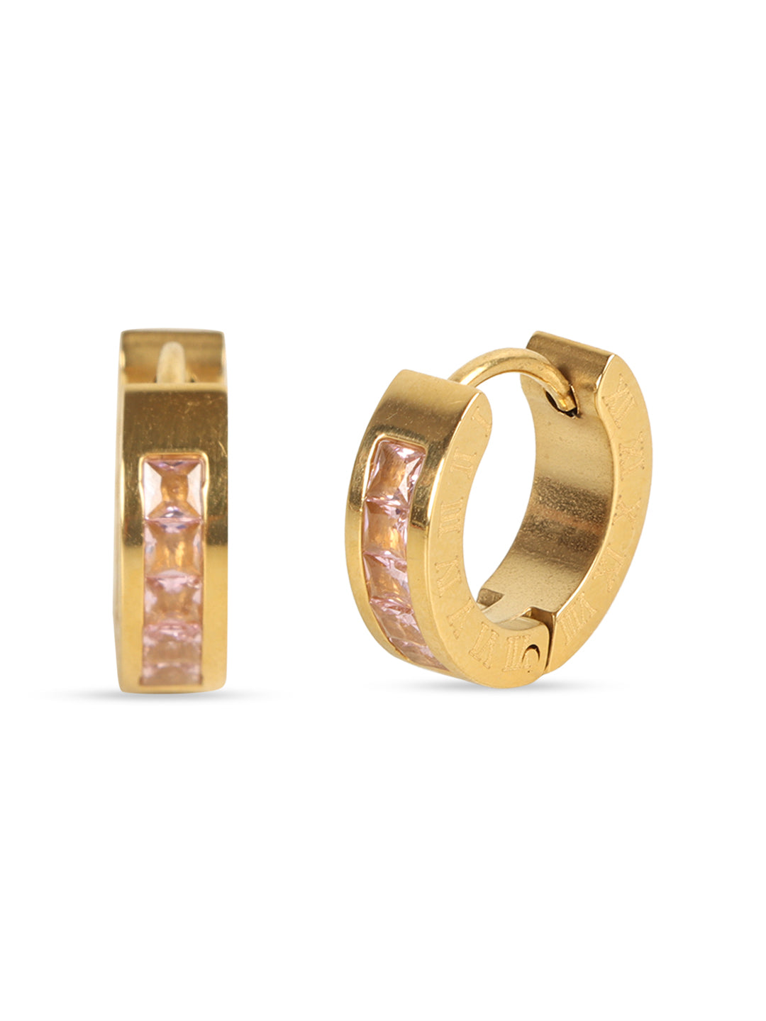 Kraze Gracious Golden Hoop Earrings