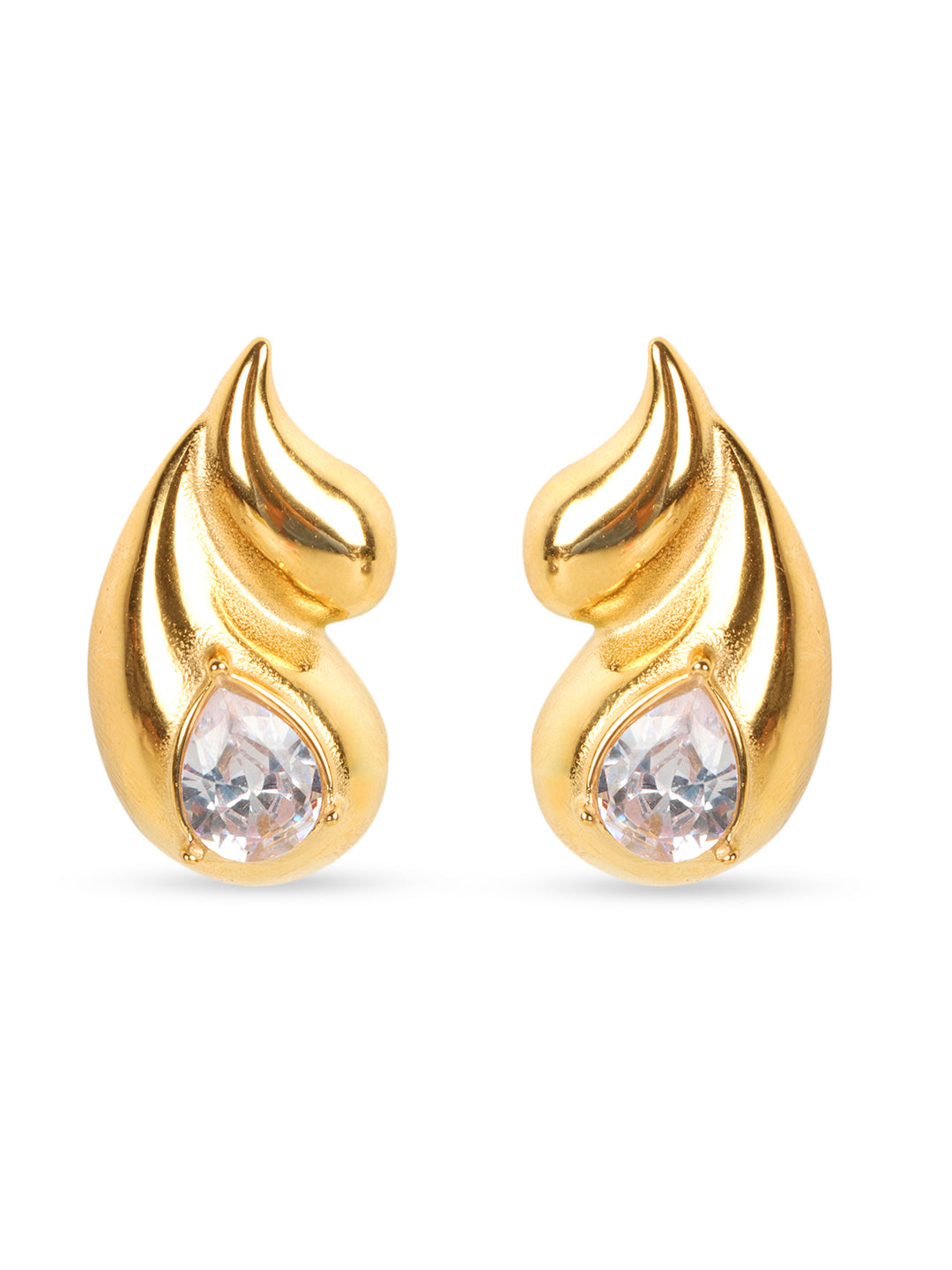 Gold-Plated Drop Earrings