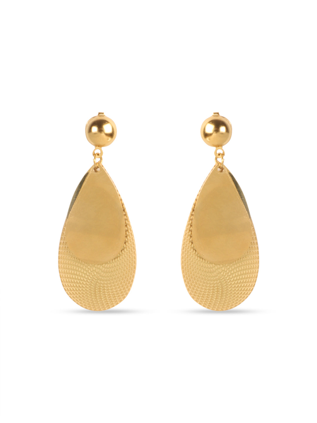 Kraze Luminous Golden Raindrop Earrings