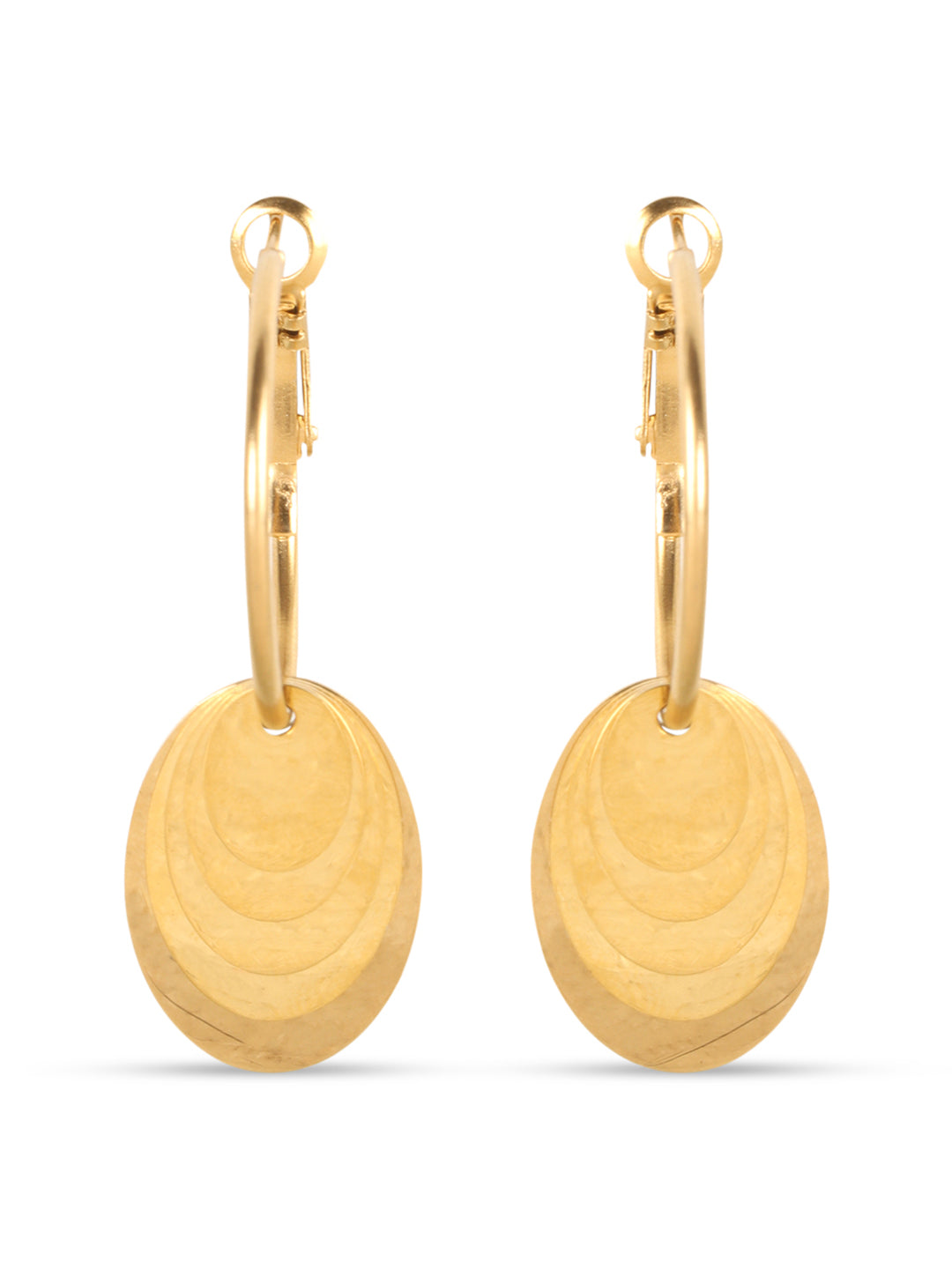 Kraze Golden Drop Earrings