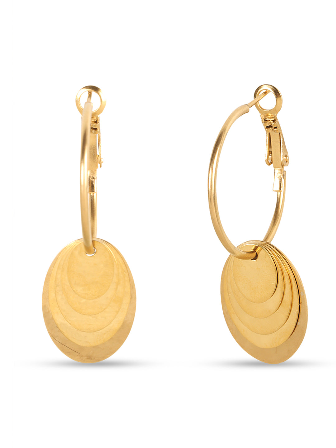 Kraze Golden Drop Earrings