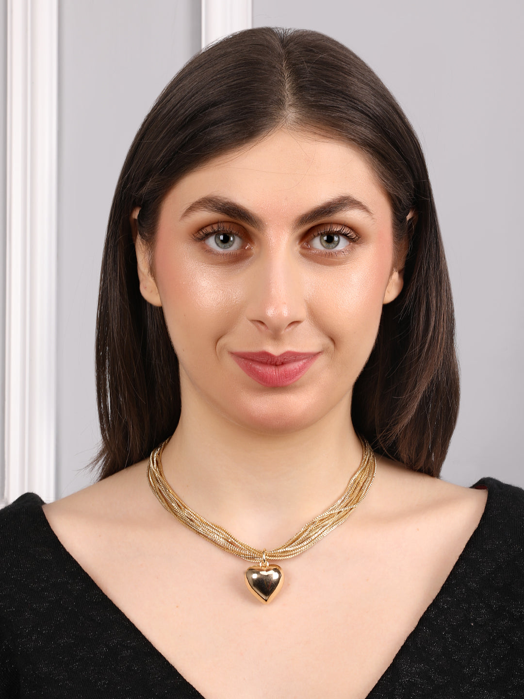 Delicate Gold-Plated Heart Necklace