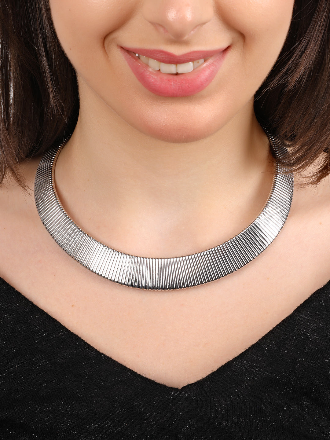 Vintage Herringbone Chain Necklace