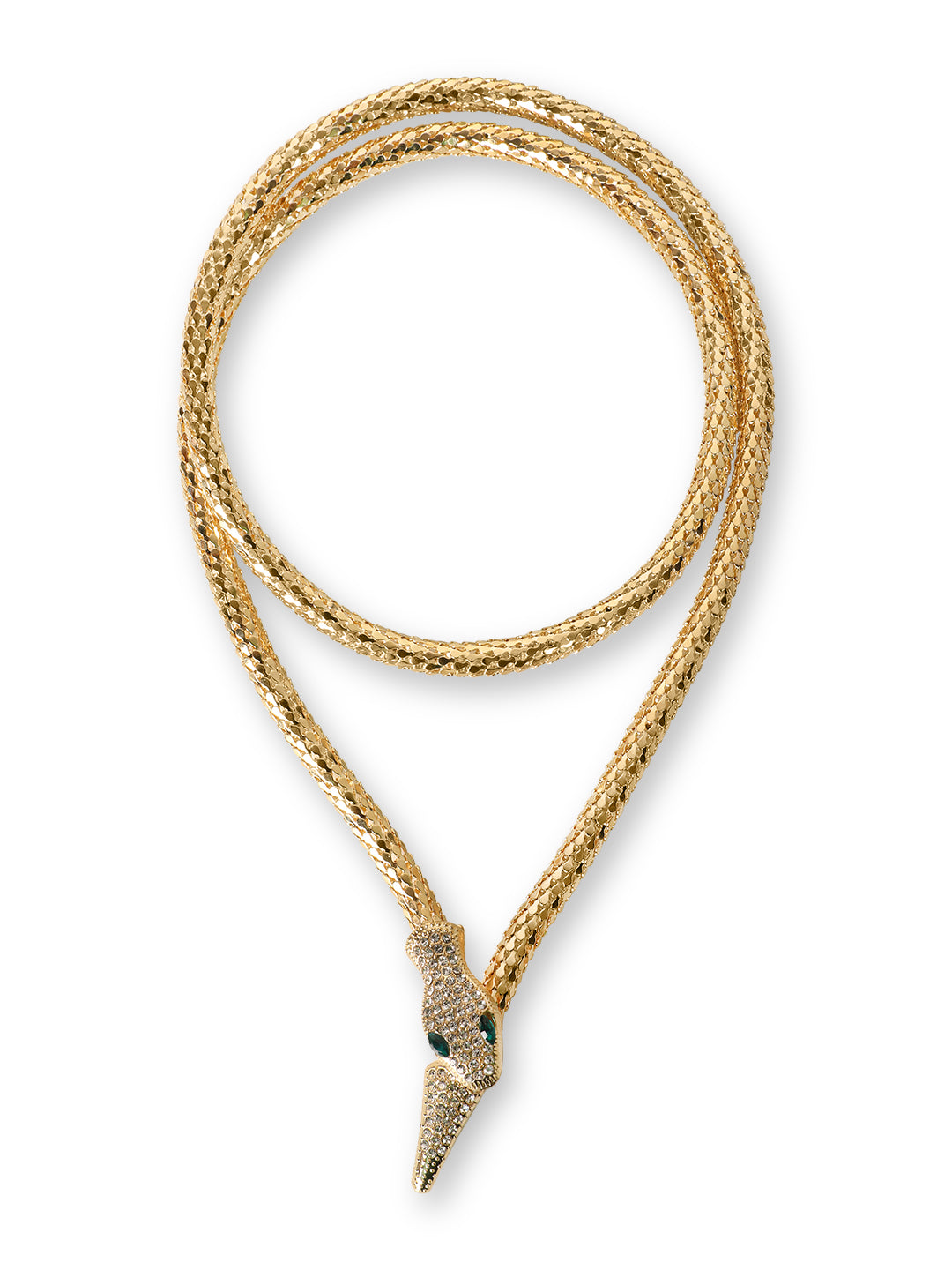 Double-Layer Snake Style Necklace