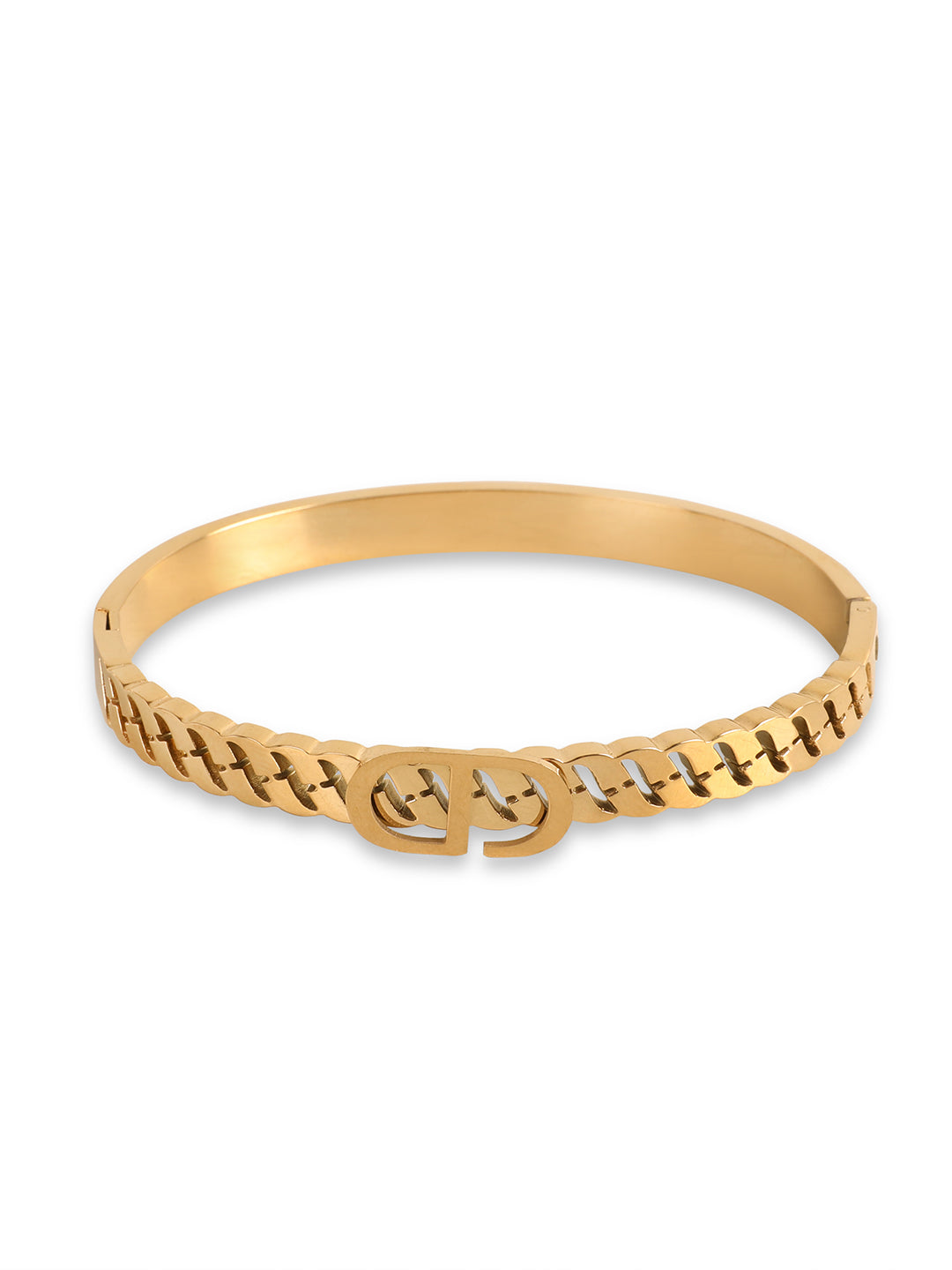 Gracious Golden Twisted Bracelet