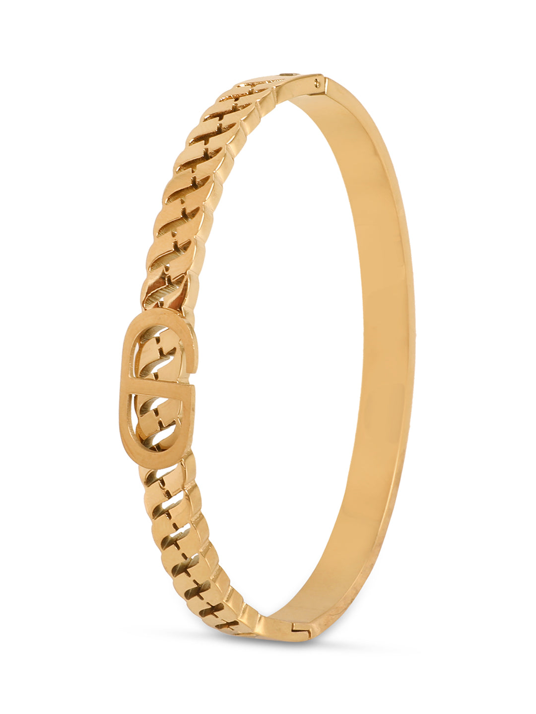 Gracious Golden Twisted Bracelet