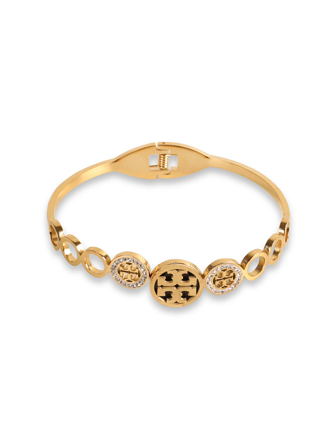 Regal Golden Cuff Bracelet