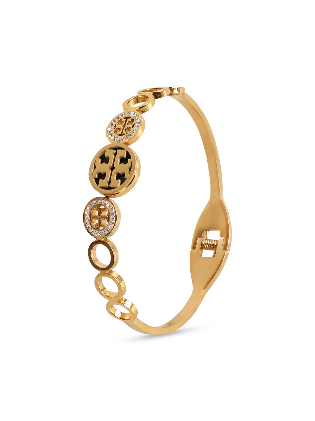 Regal Golden Cuff Bracelet