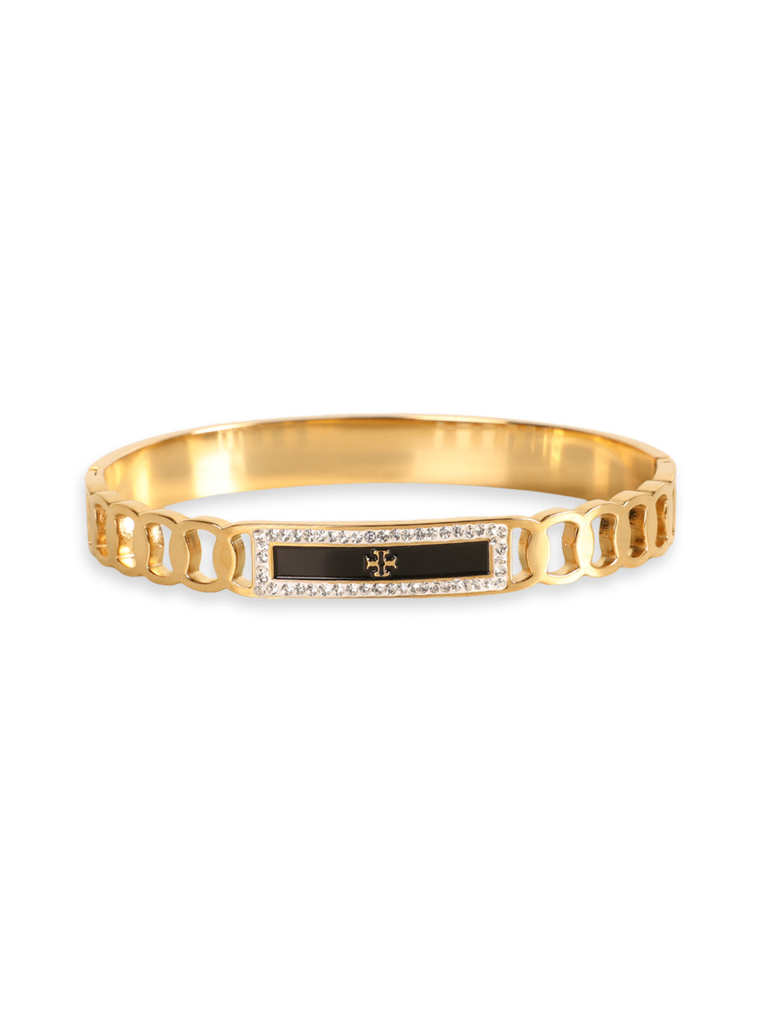Marvelous Golden Black Charm Bracelet