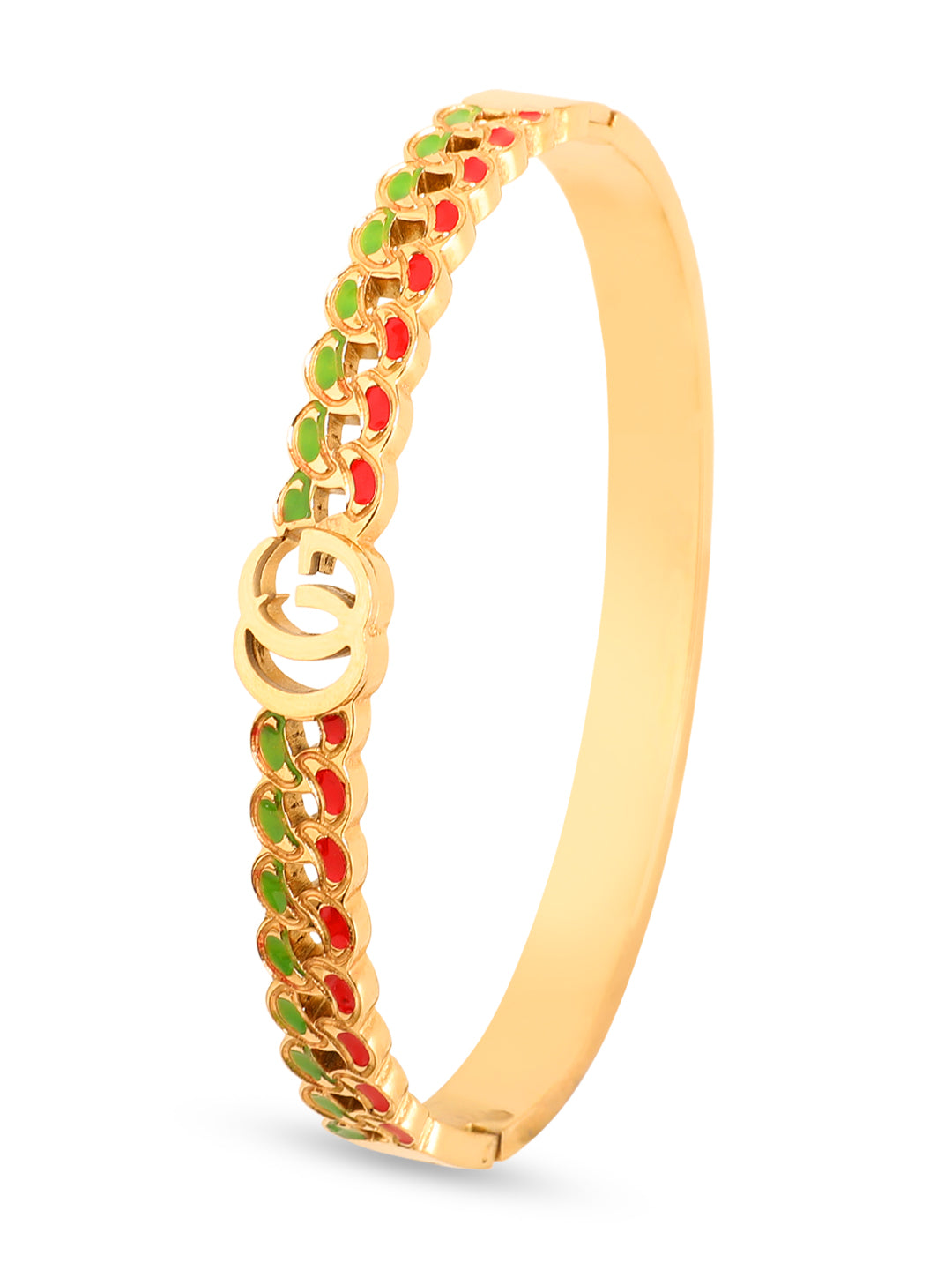 Unique Colorful Golden Bracelet