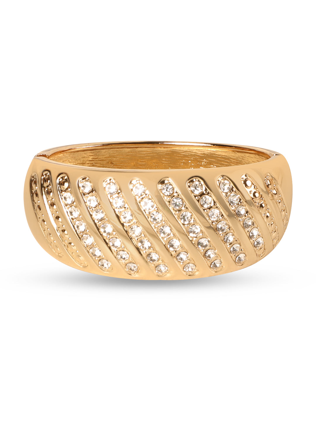 Kraze Shine Golden Crystal Bracelet
