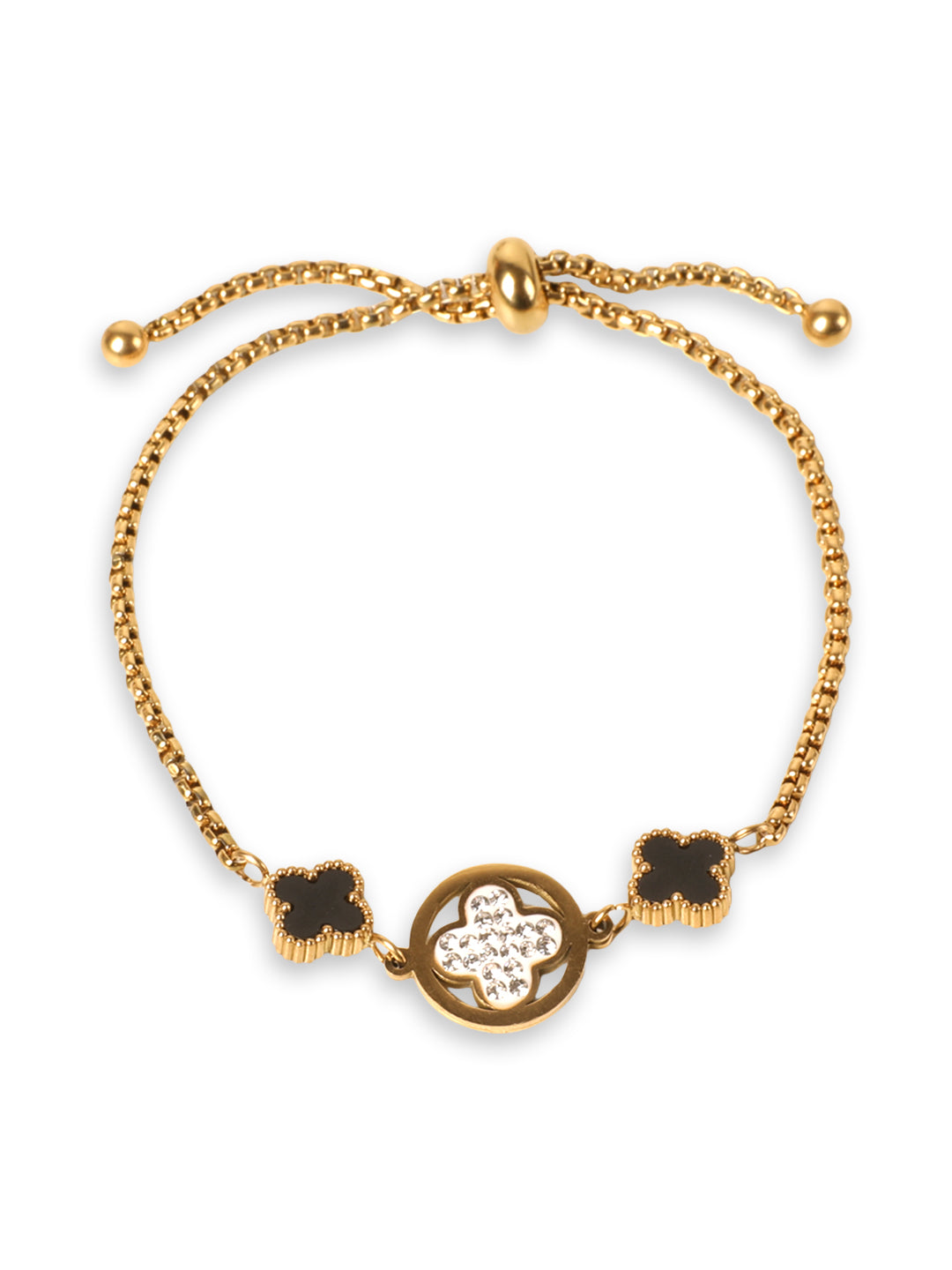 Kraze Gold Charm Bracelet