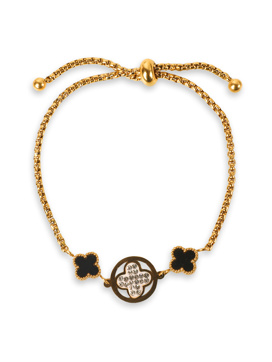 Kraze Gold Charm Bracelet