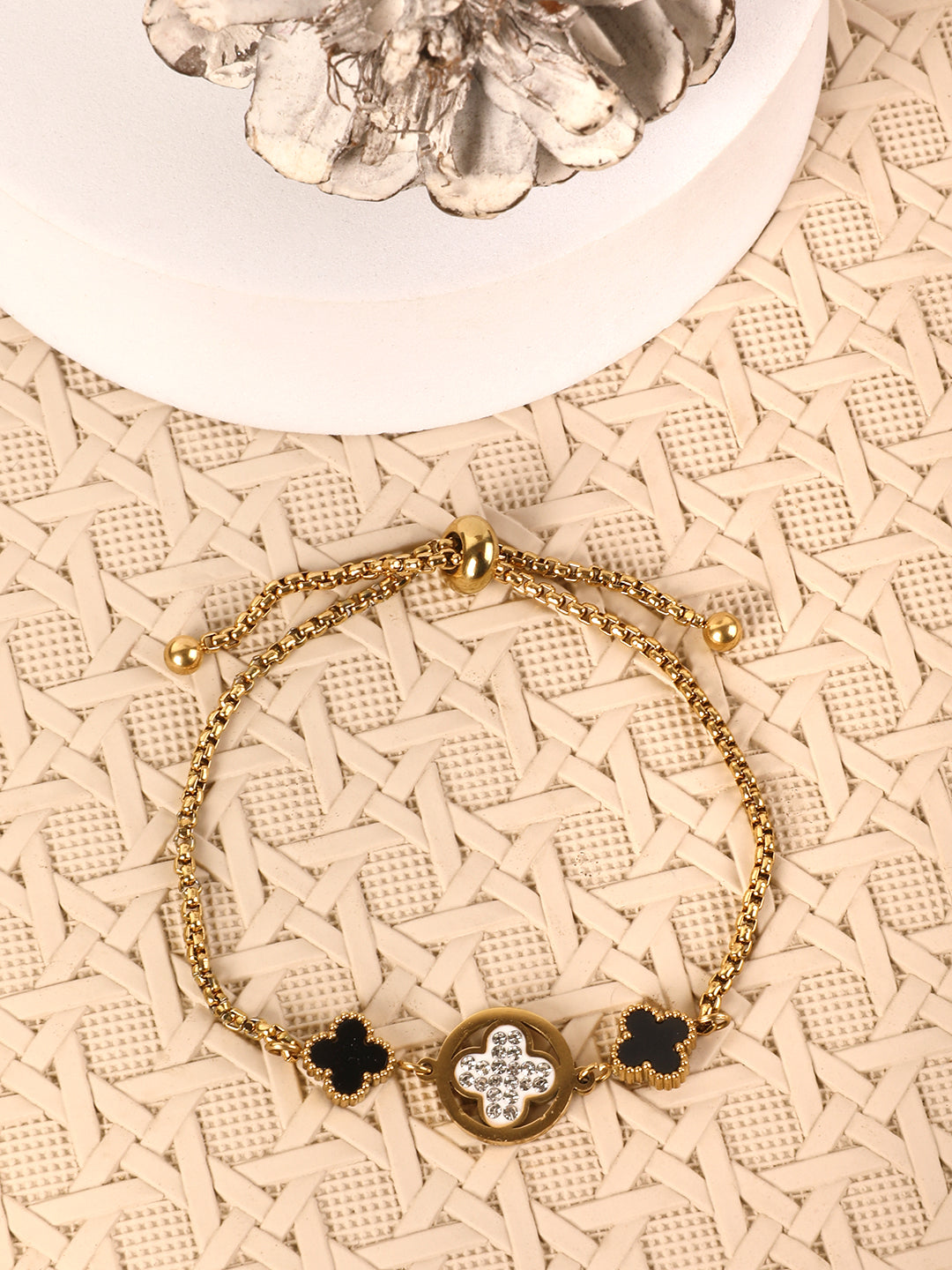 Kraze Gold Charm Bracelet