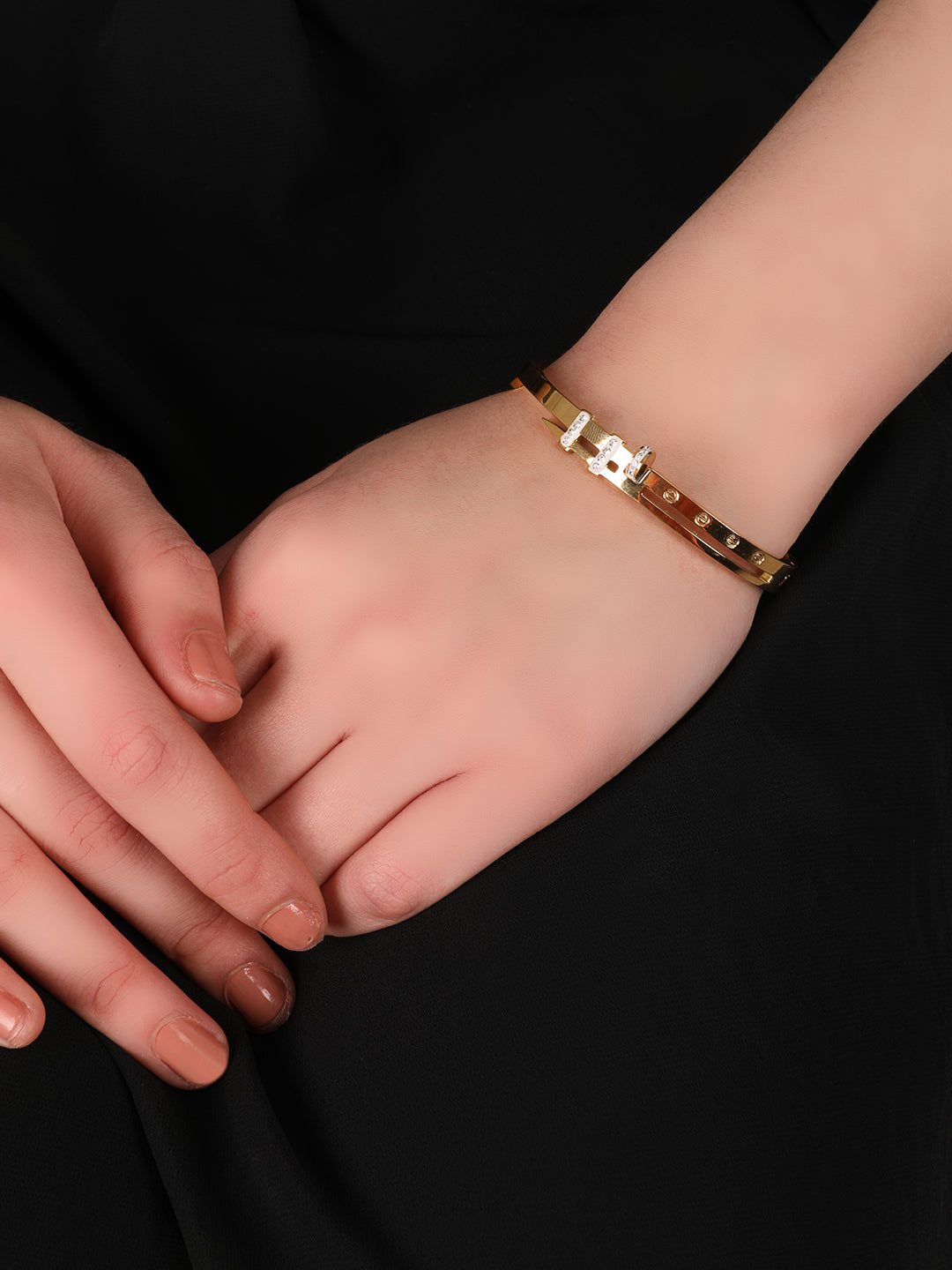 Luminous Golden Buckle Bracelet
