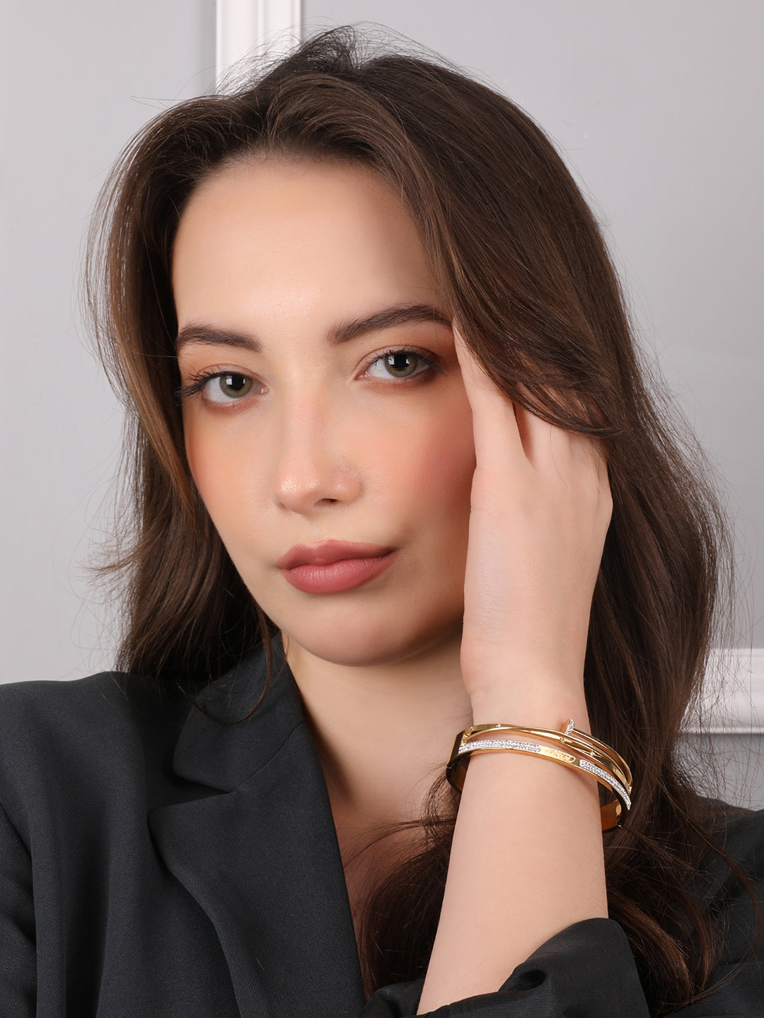 Kraze Crystal Cuff Bracelet