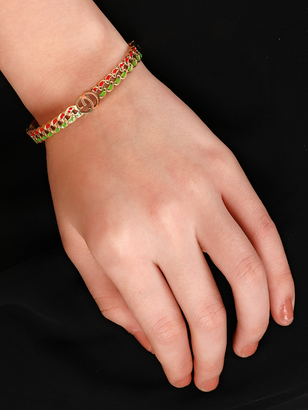 Unique Colorful Golden Bracelet