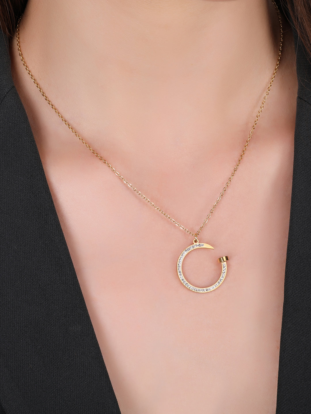 Half Moon Shine Pendant