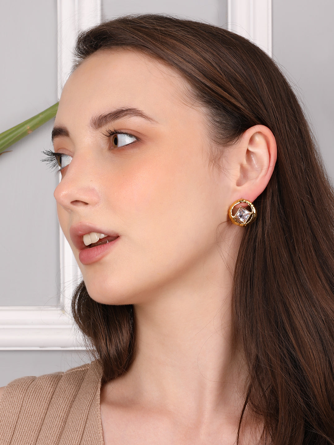 Kraze diamond gemstone Earring