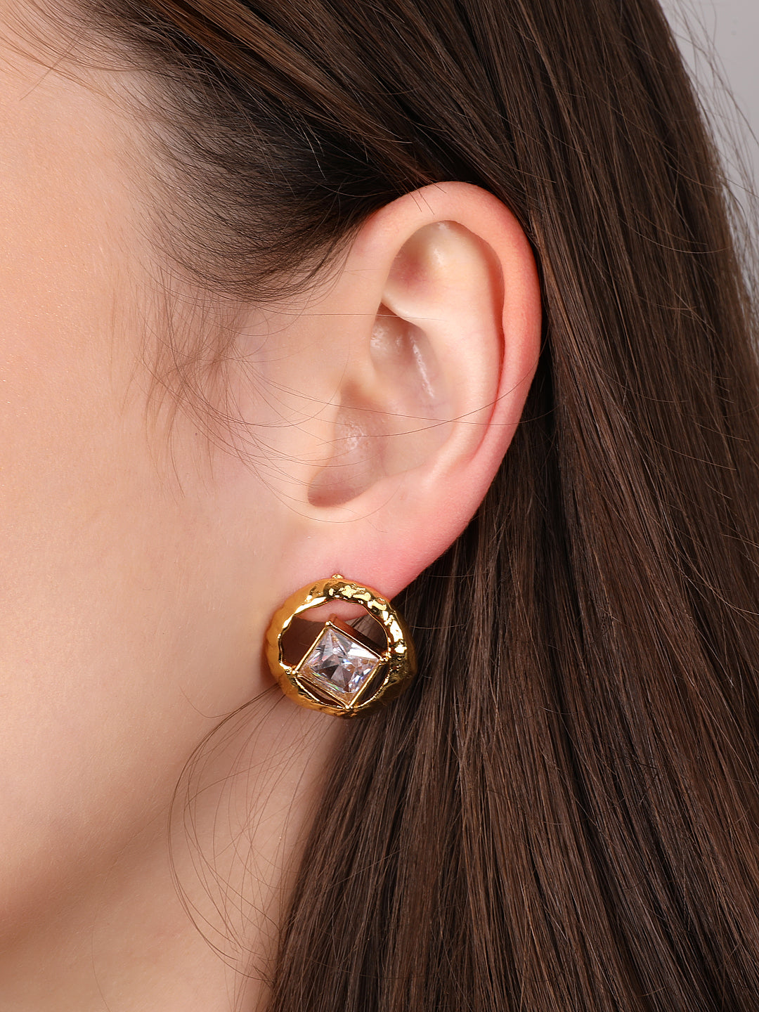 Kraze diamond gemstone Earring