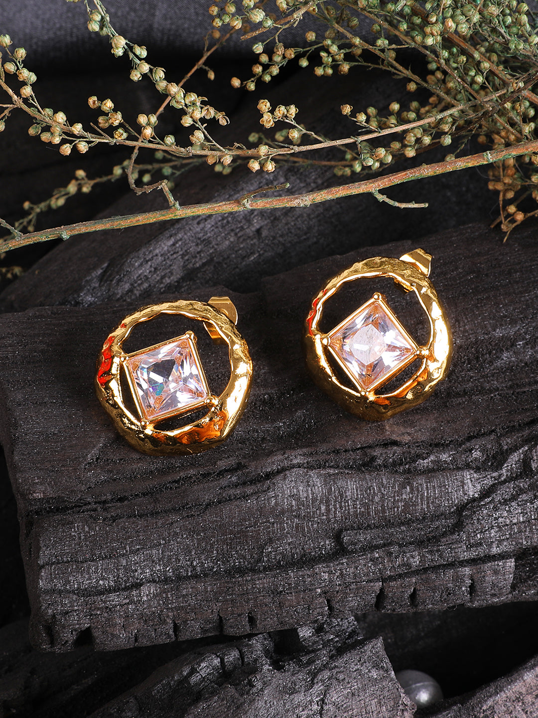 Kraze diamond gemstone Earring
