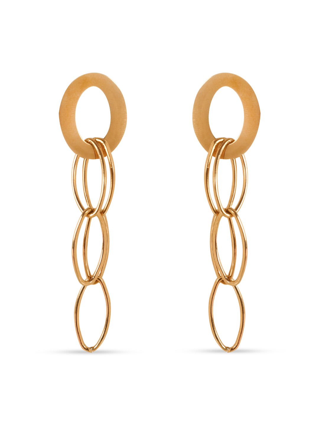 Modest Round Danglers Earrings