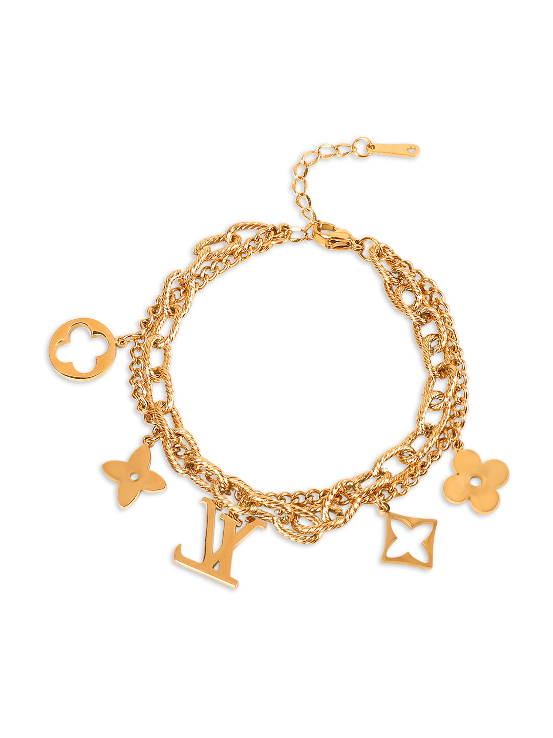 Kraze Glorious Golden Attractive Bracelet