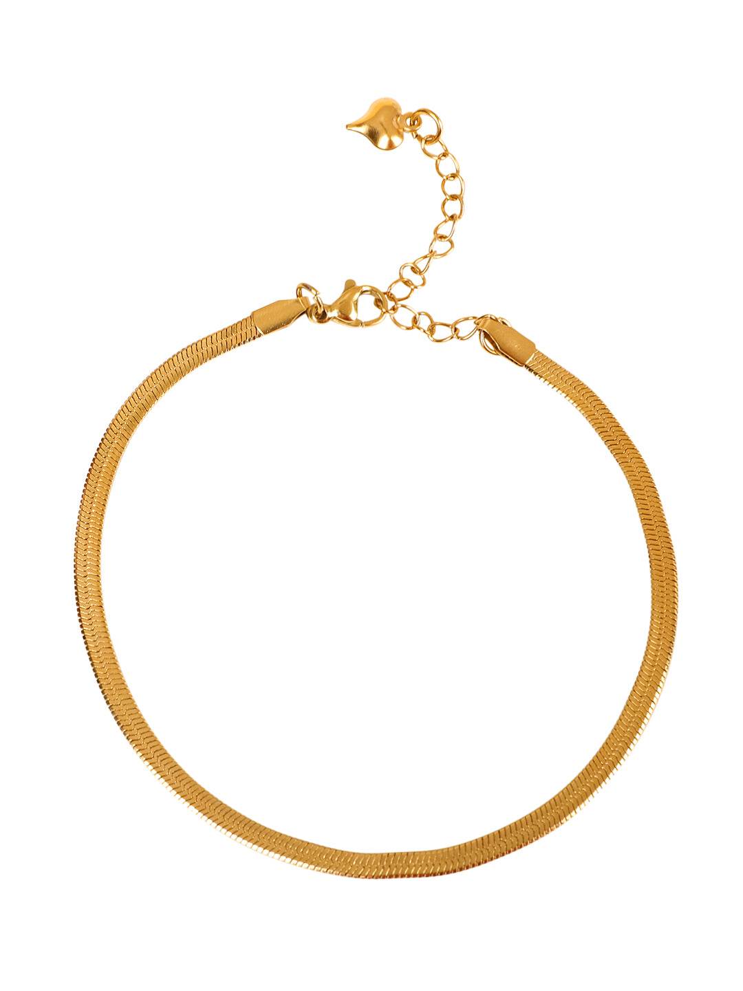 Snake Charm Gold-Plated Anklet