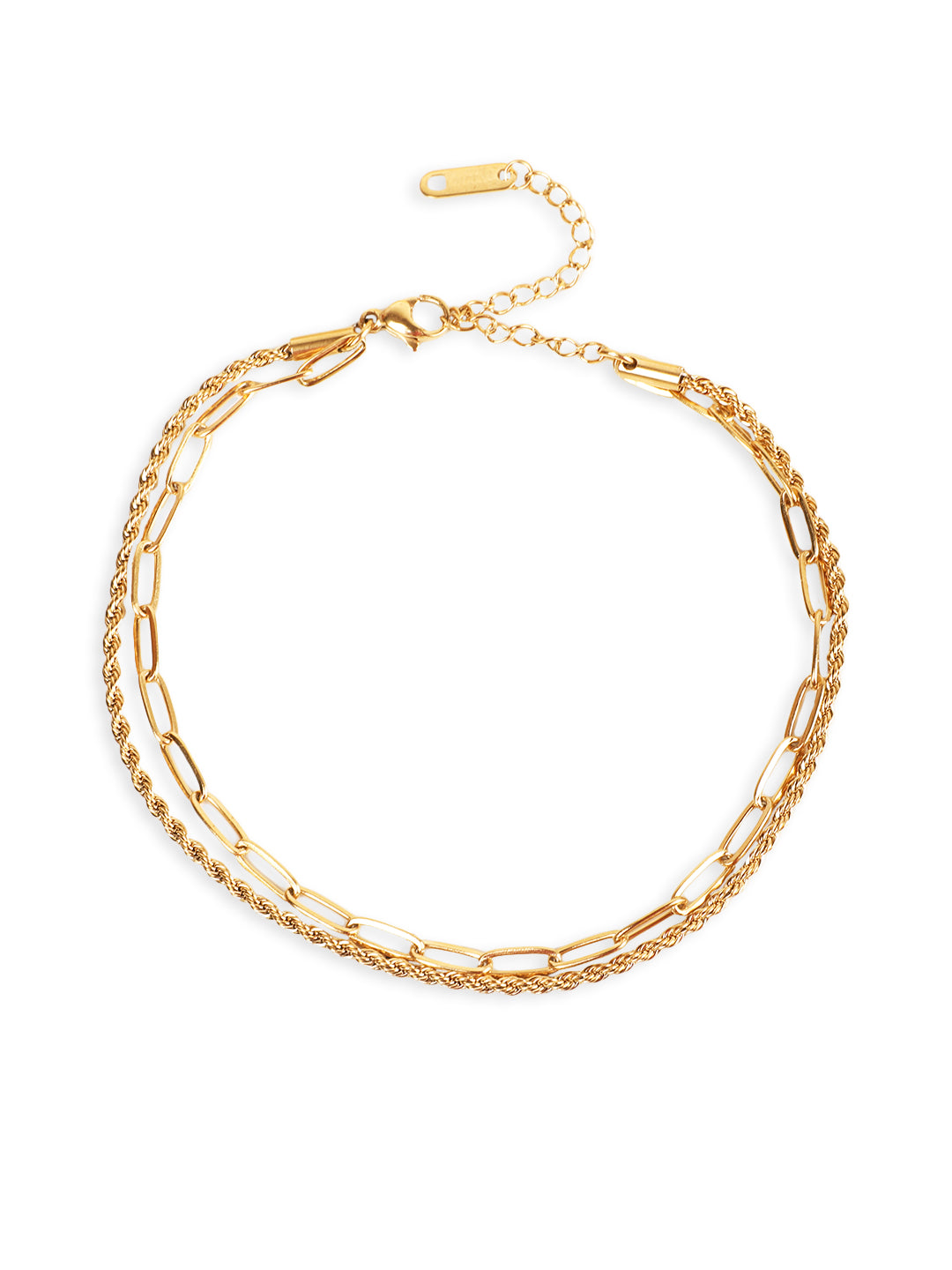 Bare Link Adjustable Anklet