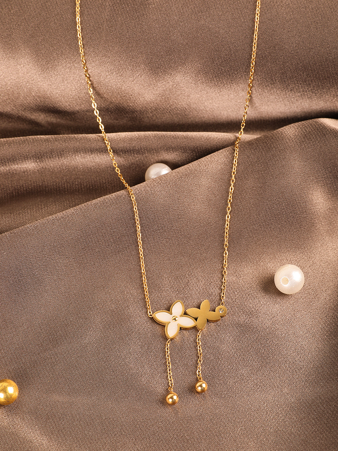 Twin Floral Pendant