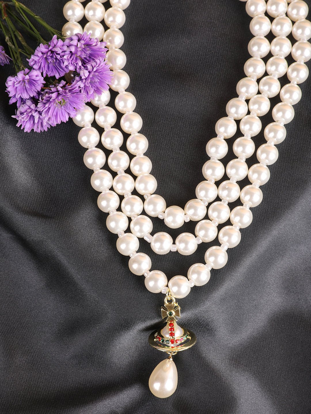 Royal Layered Pearl Necklace