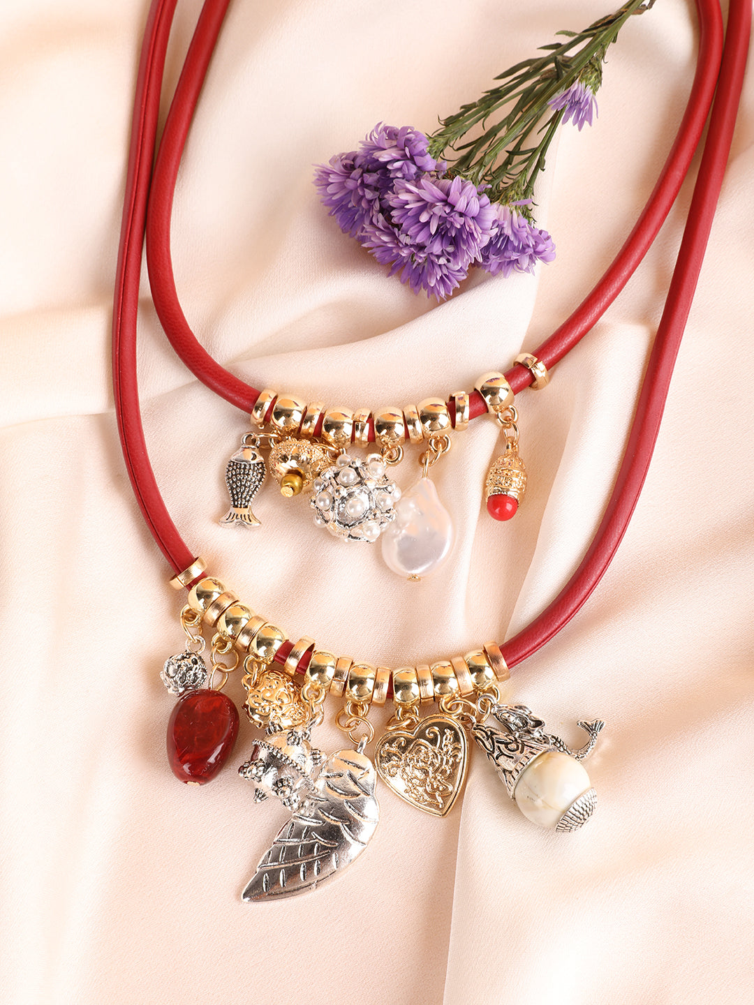 Boho Charm Dual Layer Necklace