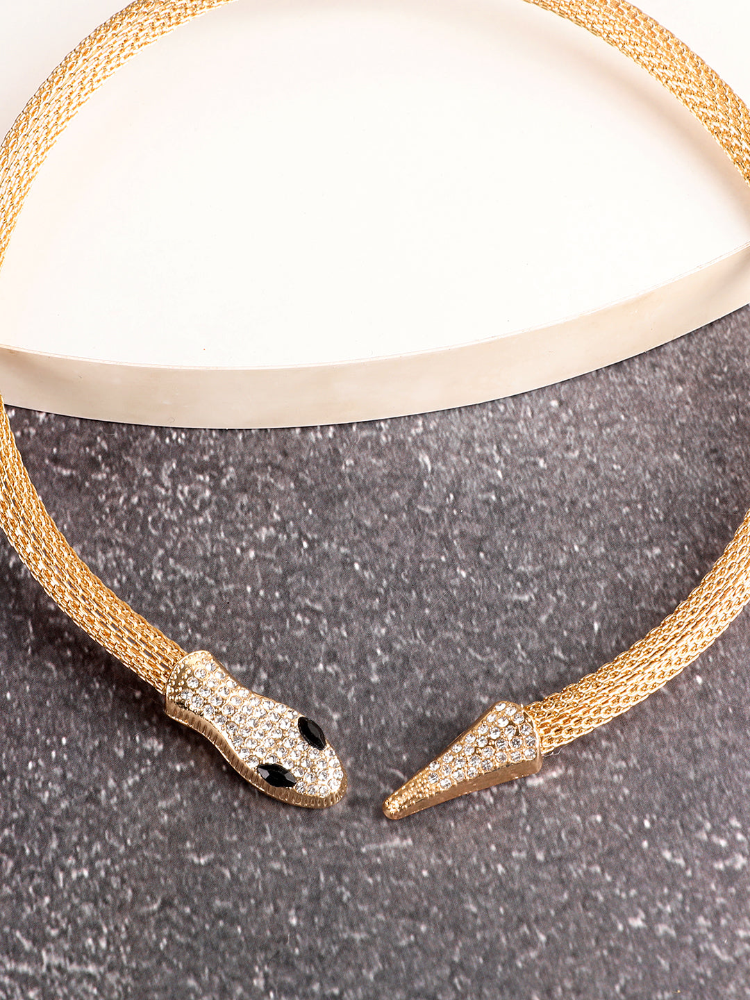 Imperial Gold-Plated Snake Necklace