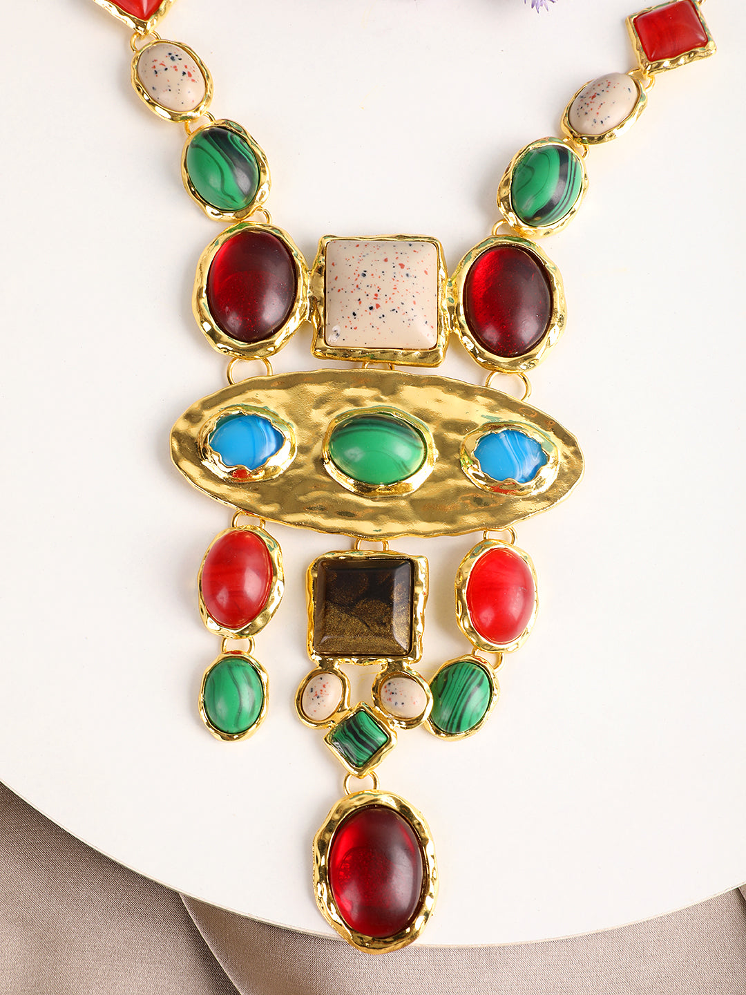 Royal Colorful Stones Necklace