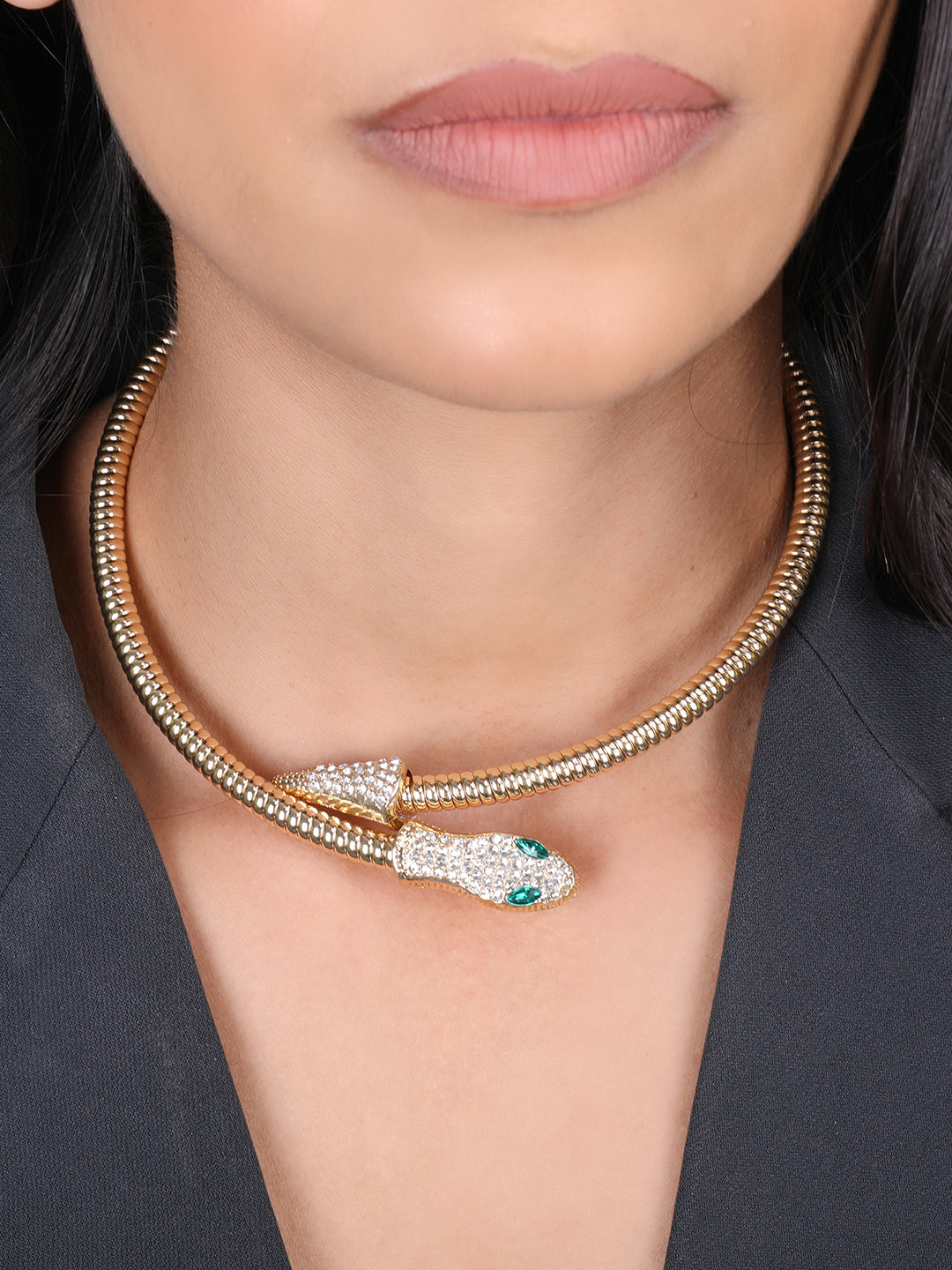 Emerald Eyes Glam Choker