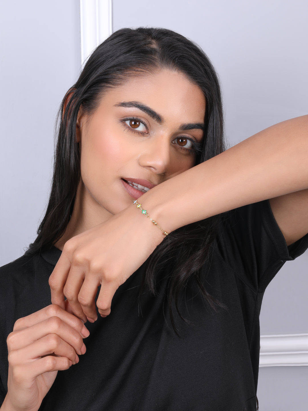 Dainty Golden Floret Bracelet