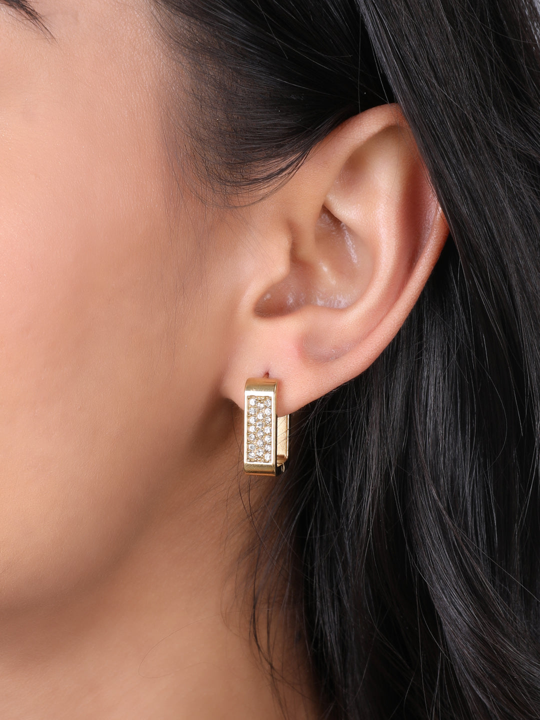 Imperial Square-Cut Stud Earrings