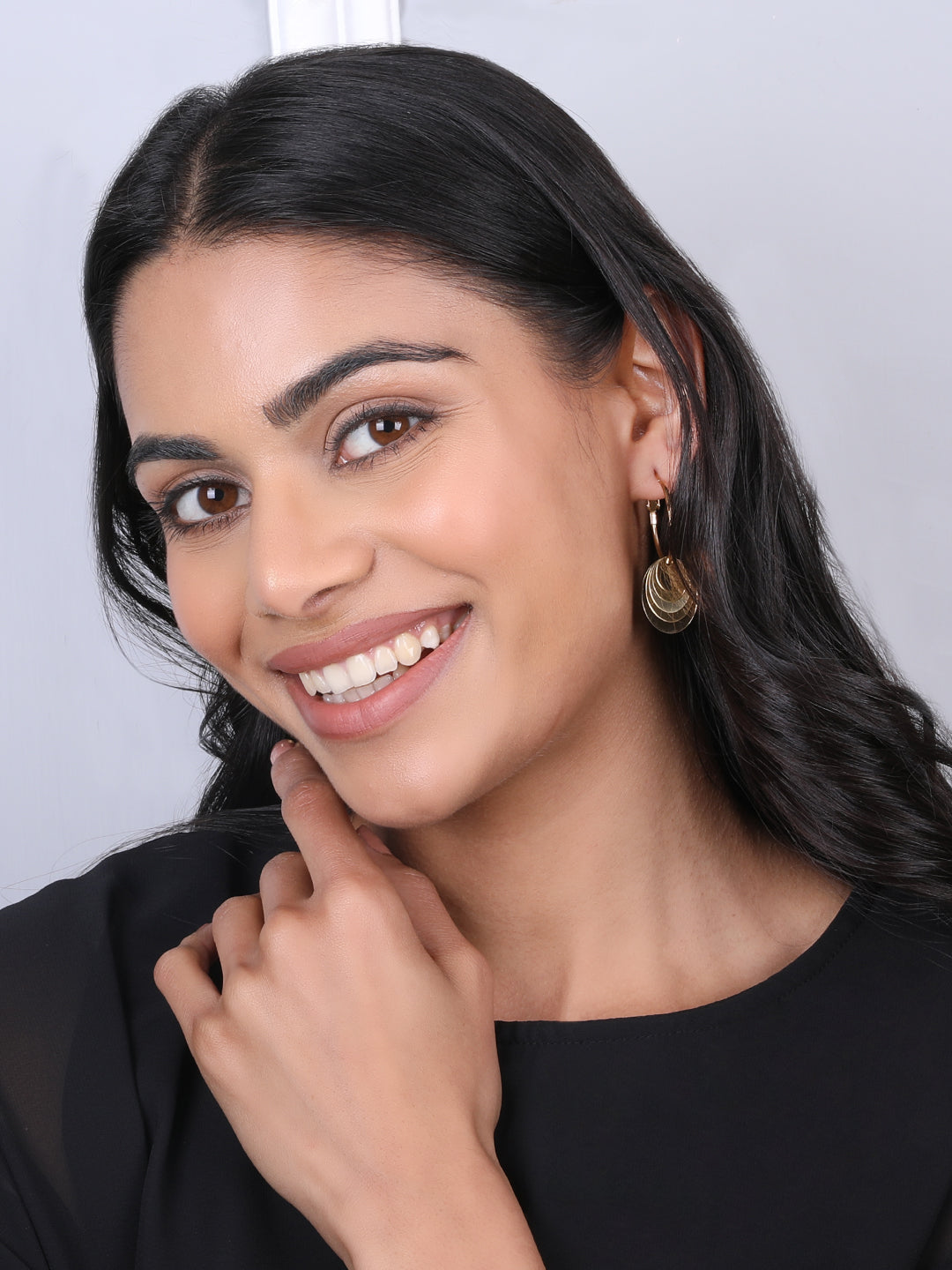 Kraze Golden Drop Earrings